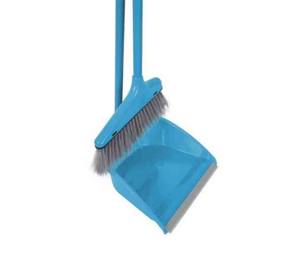 Лентяйка с металлической ручкой 80см (набор совок и щетка) Харьков