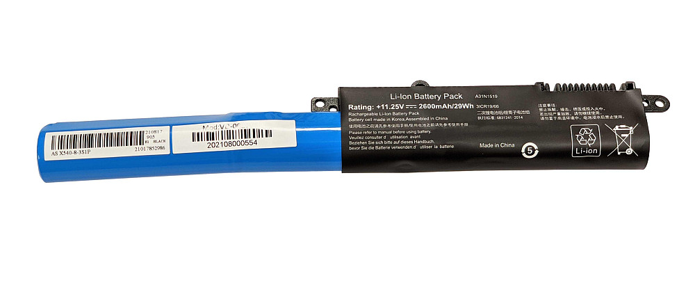 Аккумулятор для ноутбука Asus A31N1519 X540 A540 F540 R540 11.25V Black 2600mAh OEM Вінниця - фото 1