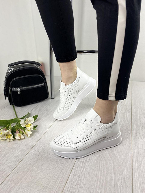 EMELI Кросівки жіночі EMELI 915/3 ST білі (весна-осінь, шкіра натуральна) (2685) лише 39р. Коломия - фото 6