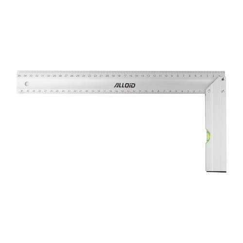 Косинець будівельний алюмінієвий, 350мм з рівнем Alloid Одеса - фото 2