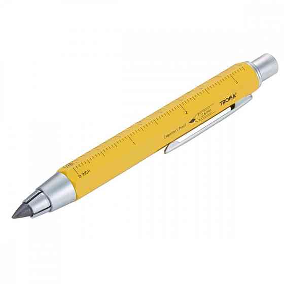 Механический карандаш Zimmermann с линейкой и столусом желтый Ровно