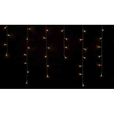 Гирлянда Delux ICICLE С 100 LED 3.2х0.7 м Теплый белый/прозрачный IP20 (90015255) Винница