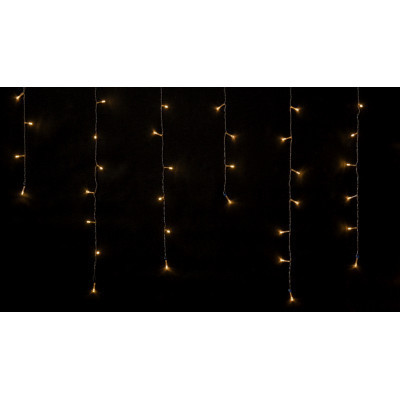 Гірлянда Delux ICICLE С 100 LED 3.2х0.7 м Теплий білий/Прозорий IP20 (90015255) Вінниця - фото 2