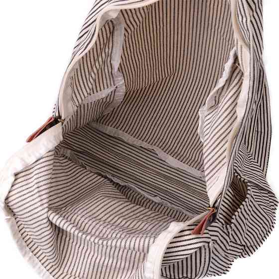 Літній жіночий рюкзак з якісного текстилю Vintage sale_15077 Молочний Київ