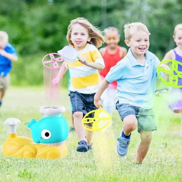 Интерактивная детская игрушка летающая тарелка фрисби Small Whale LW-15 Львов - изображение 7