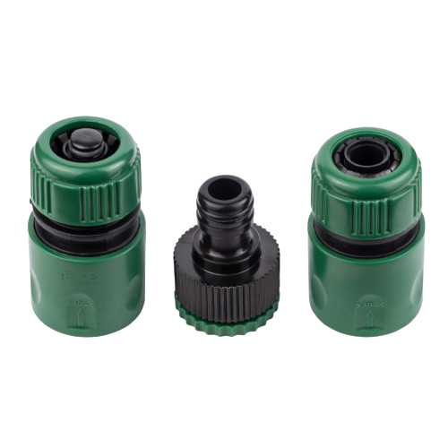 Набір поливальний (пістолет-розпилювач 4 режими+2 коннектора+адаптер 3/4