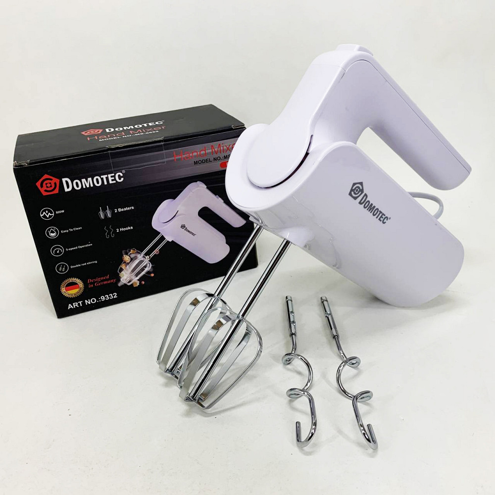 Бытовой миксер для взбивания крема Domotec, Миксер с высокой мощностью Хороший для теста PJ-15 Львов - изображение 4