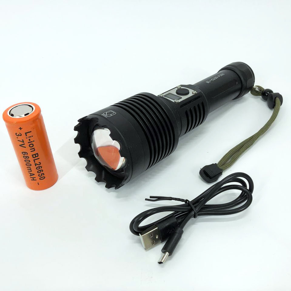 Ліхтарик на всі випадки Bailong BL-G200-P360, Потужний ручний ліхтарик, Ліхтарик NJ-376 police оригінал Київ - фото 4