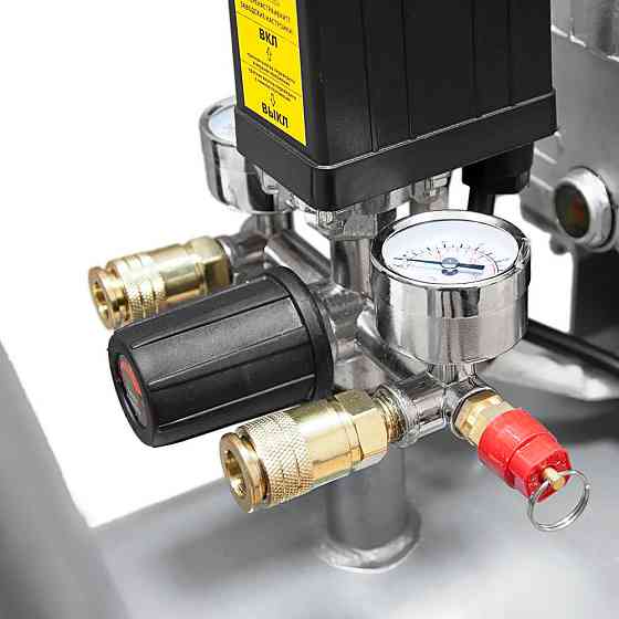 Sigma Компрессор двухцилиндровый (V) 2.5кВт 455л/мин 10бар 50л (2 крана) SIGMA (7043721) Коломия