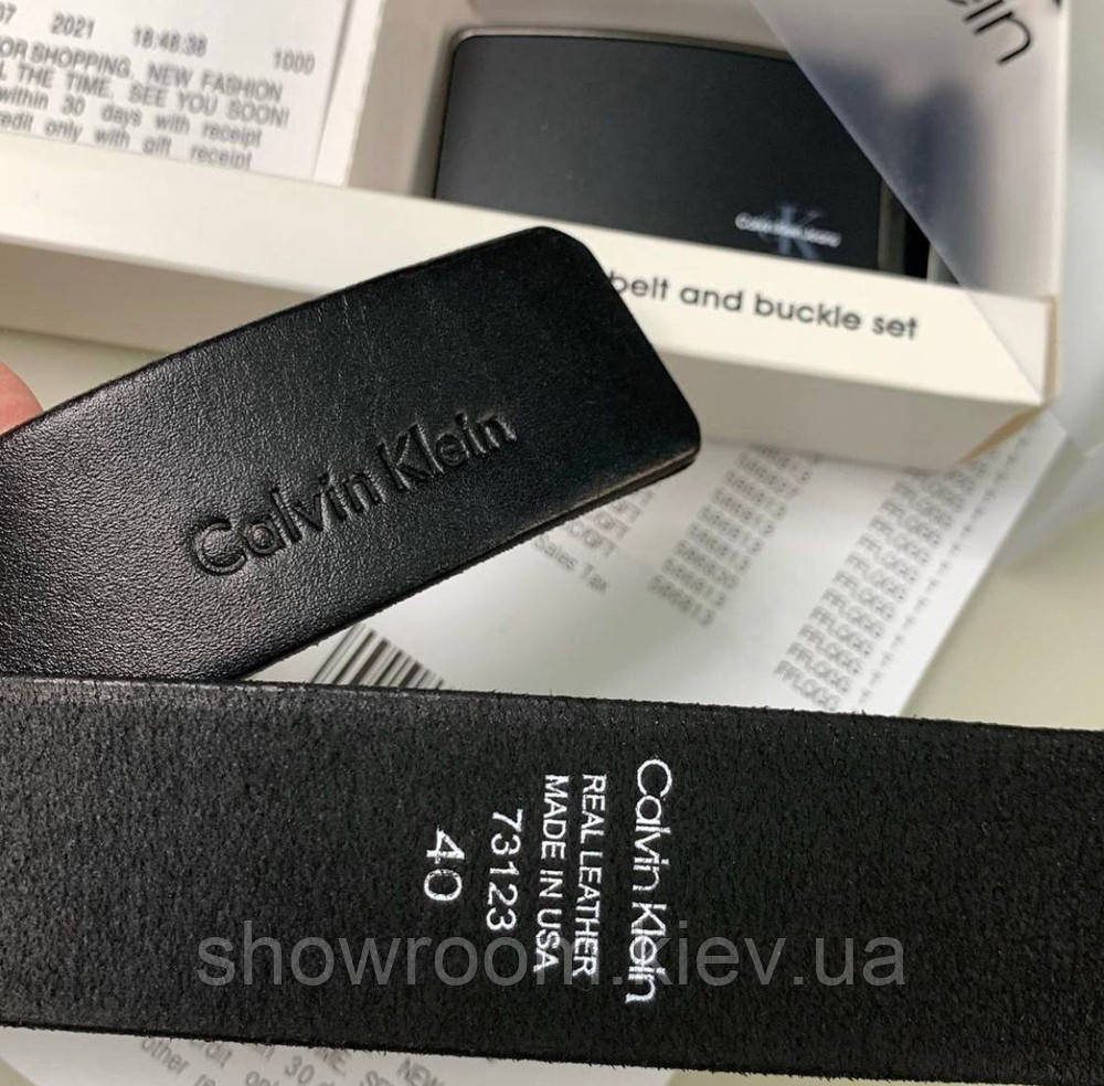 Чоловічий подарунковий набір (ремінь із двома пряжками автомат) (490) Київ - фото 7
