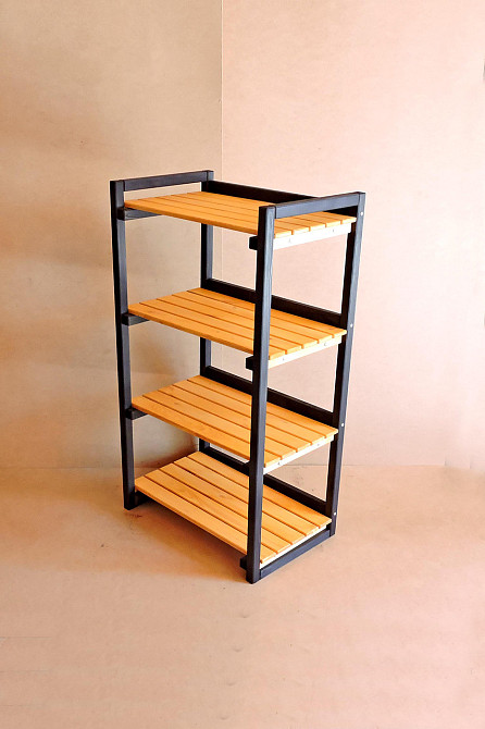 Етажерка розбірна "Брістоль 4" каррі Миколаїв - фото 1