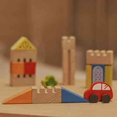 Кубики Ігротеко Будівельні блоки Місто 18 елементів (900538) Вінниця