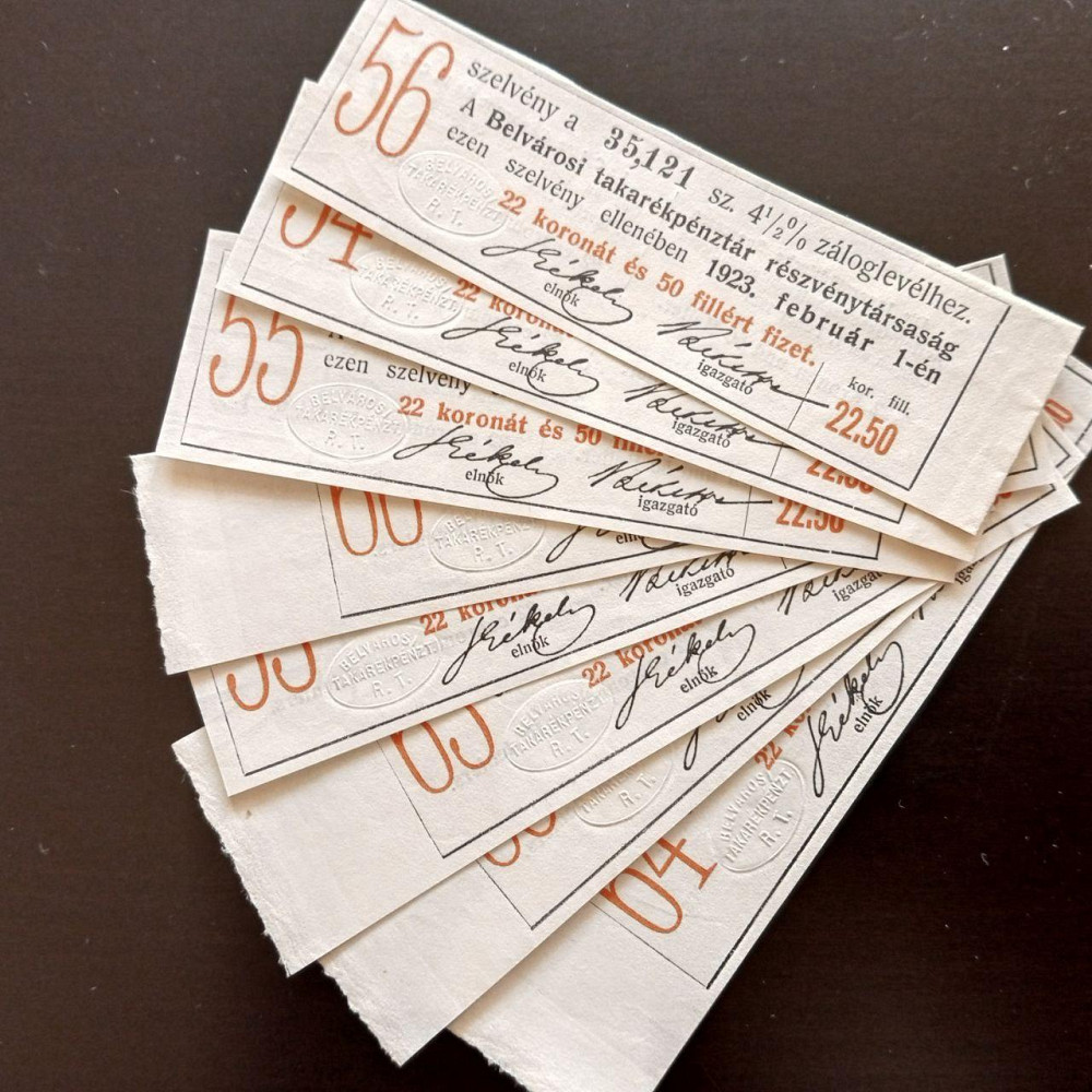 Купон облігації 1923 г Акції. (41) Полтава - фото 1