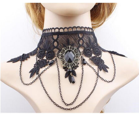 Чокер нарядный женский кружево Киев - изображение 3