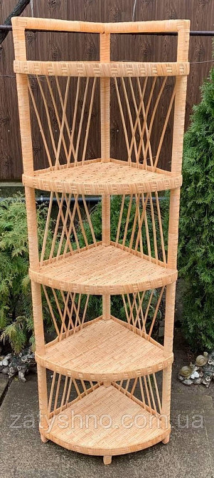 Плетеная угловая полка Киев - изображение 5