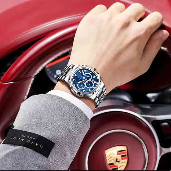 Часы мужские наручные Poedagar RiverWood Серебристый Киев