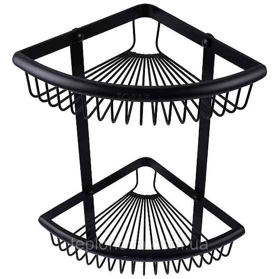 Полиця подвійна кутова TOPAZ TKB-4115-2-BL Чернівці