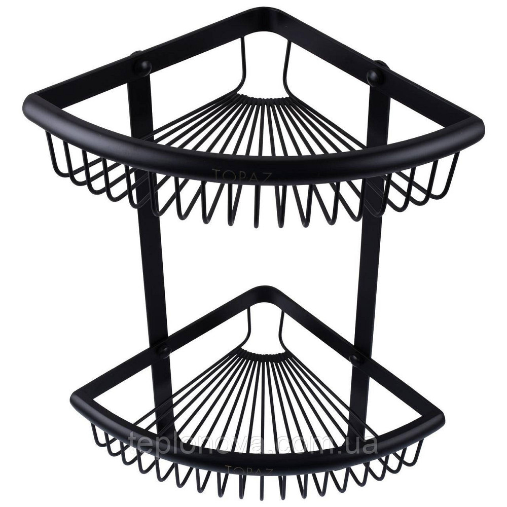 Полка двойная угловая TOPAZ TKB-4115-2-BL Черновцы - изображение 2