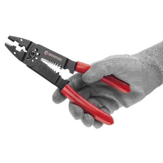 Кліщі обтискні INTERTOOL HT-7056, (0,5-6,0 мм) - все для якісного обтискання Львів