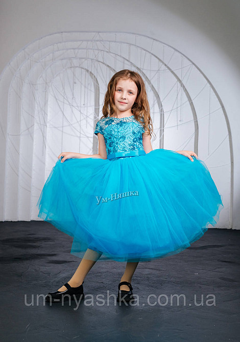 Дитяча біле плаття Глорія з паєтками Кривий Ріг - фото 5