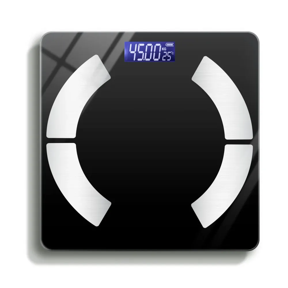 Весы напольные для измерения массы тела, ADL-30, , весы в черном цвете из закаленного стекла Каменец-Подольский - изображение 3