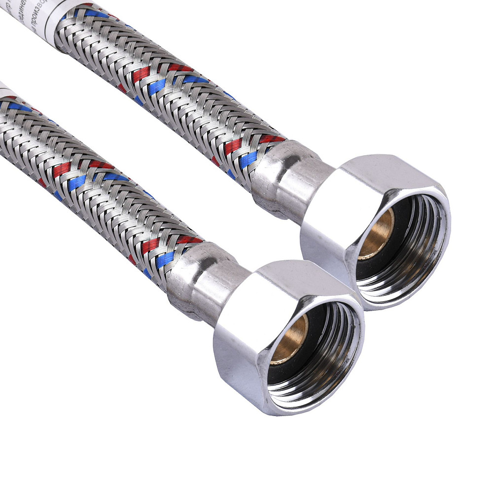 Шланг нержавіюча сталь ECO FIX М10х1/2″ 1,2 м ПАРА EPDM Тернопіль - фото 3