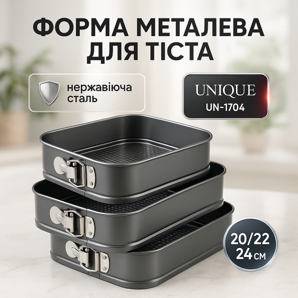 Форма для випічки регульована металева, Форма лист для випічки Кругла запікання YM-75 Львів - фото 15