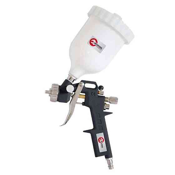 Фарбопульт пневматический HP, форсунка 1.5мм, верхний пластиковый бачок 600мл, 3 регулировки, 5bar Мукачево