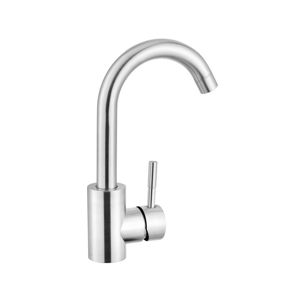 Змішувач для раковини Kroner KRP Edelstahl Klassisch - ESG011 сатин Київ - фото 2