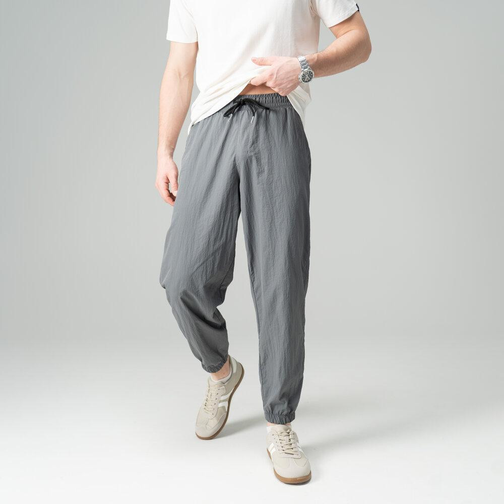 Чоловічі джогери темно-сірі плащівка спорт Pobedov Ground Київ - фото 9