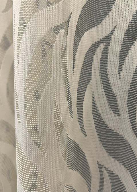 Тюль VR-Textil 1998т Жакард Бежевий 400х270 см (42-1018) Київ - фото 5