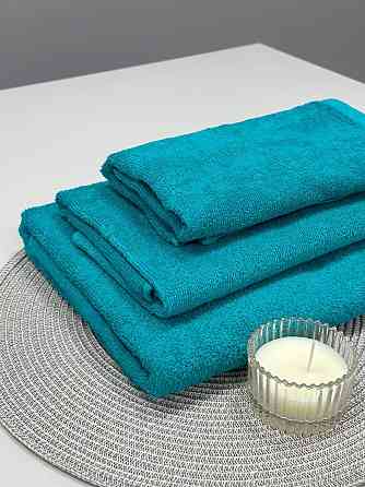 Полотенце махровое банное Ideal Textile 70х140 см однотонное в цветах 400 г/м2 (56860345) Бірюза 1 ш Черновцы