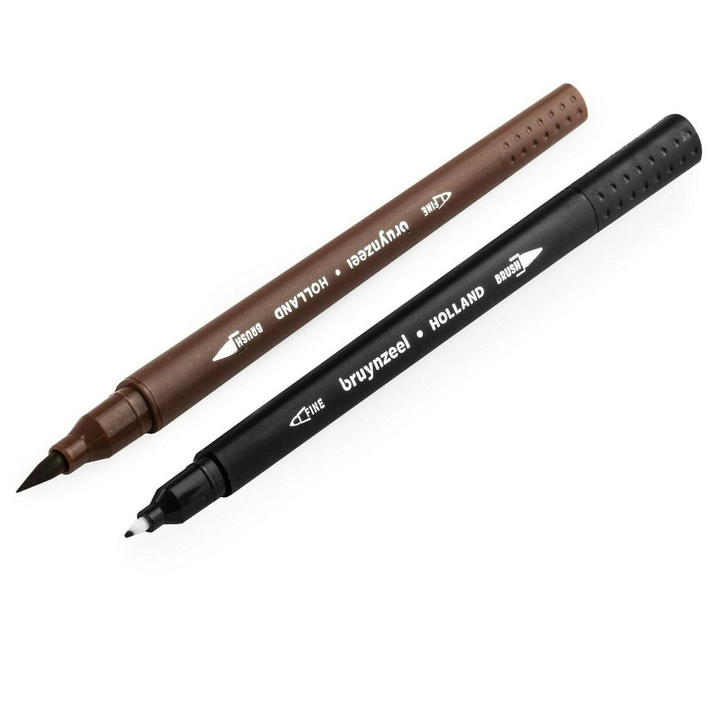 Набор линеров-кистлов BRUSHPEN двусторонних 24кол Bruynzeel Киев - изображение 4