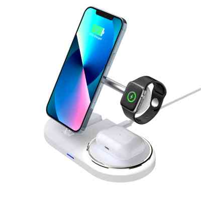 Зарядний пристрій Armorstandart Wireless Charging H101 3 in 1 Magnetic White (ARM78102) Вінниця
