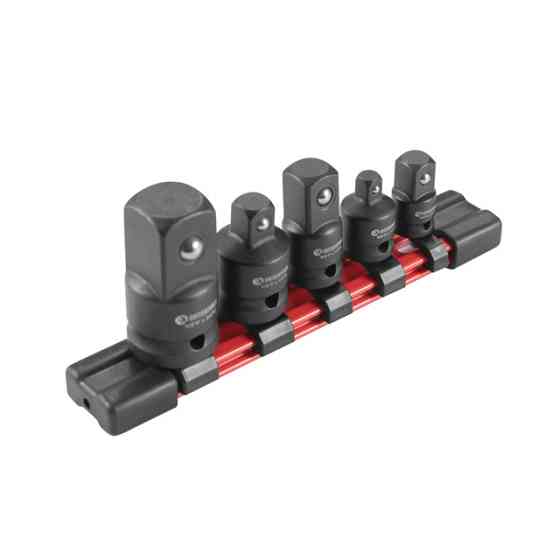 Набір перехідників, 5 од. (1/4"F×3/8"M, 3/8"F×1/4"M, 3/8"F×1/2"M, 1/2"F×3/8"M, 1/2"F×3/4"M), Cr-Mo,  Львів