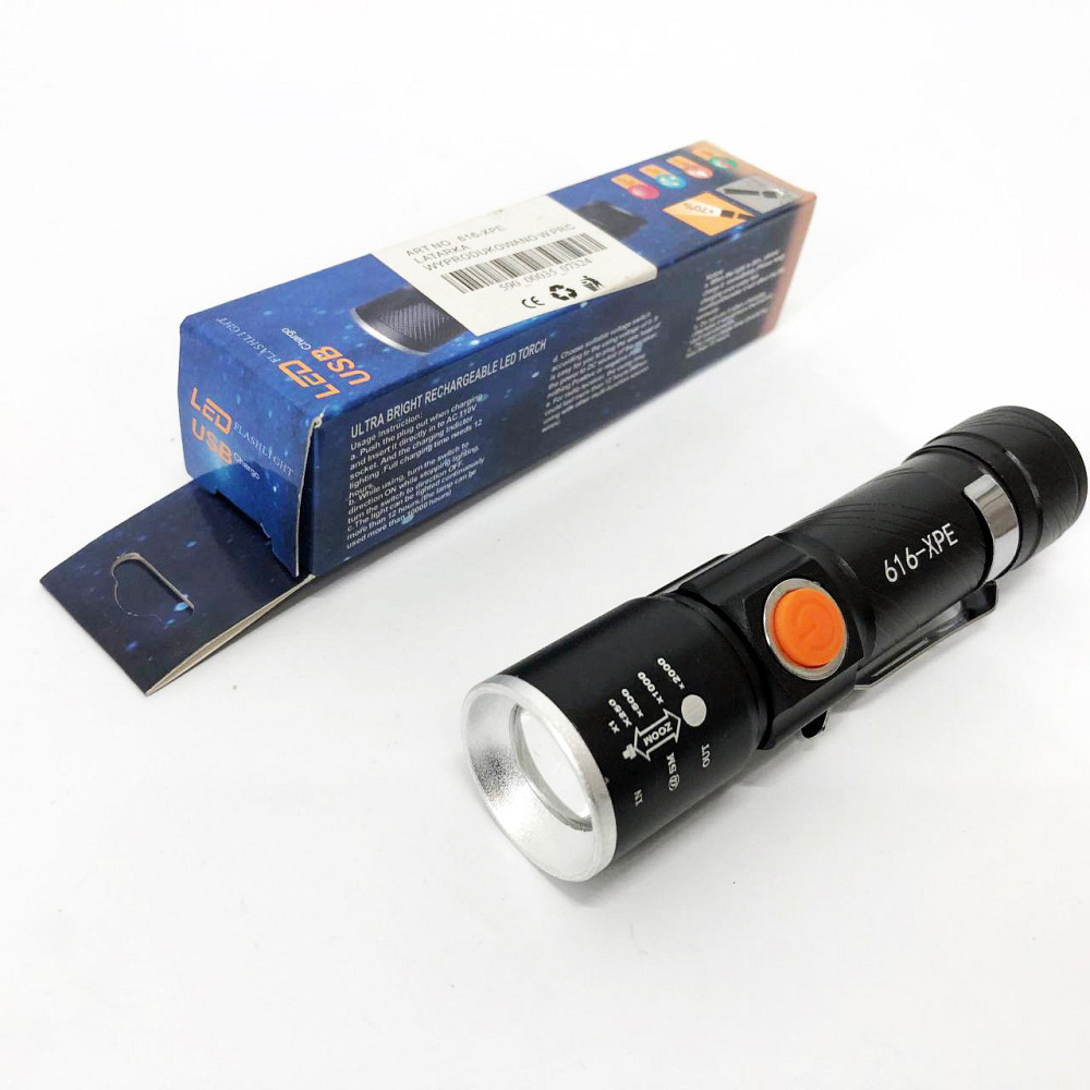 Тактические фонари аккумуляторные Police, Тактические фонари с зумом, Фонарь ручной с функцией зарядки ZO-79 Львов - изображение 4