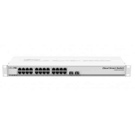 Комутатор Mikrotik CSS326-24G-2S+RM (24x1G, 2xSFP+, SwOS) (CSS326-24G-2S+RM) Киев