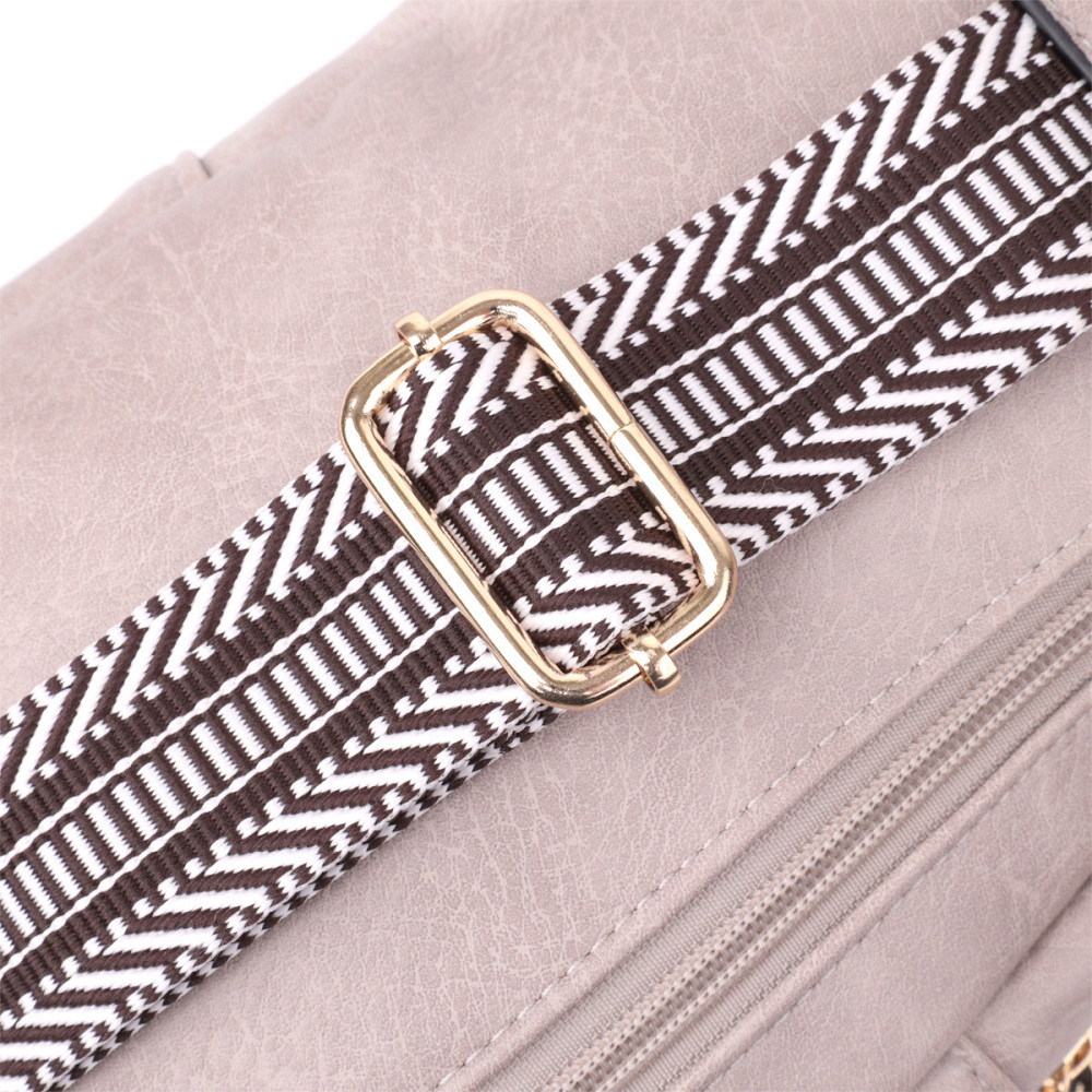 Стильная женская сумка через плечо из экокожи Vintage sale_15119 Бежевый Киев - изображение 7