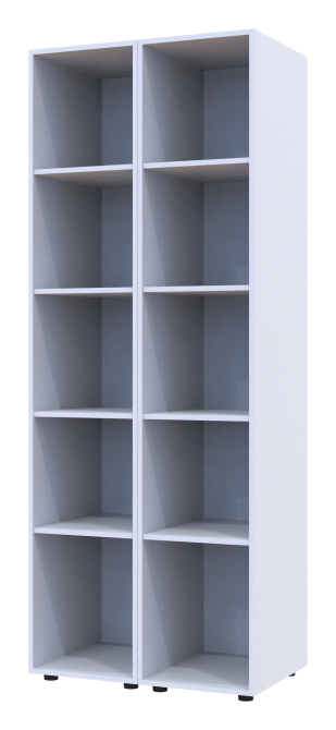 Комплект пеналів для одягу Doros Гелар (2 шт.) 78х49,5х203,4 см 2 Дзеркала/Білий (DRS-011123) Дніпро - фото 4