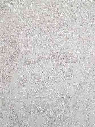 Шпалери метрові вінілові на флізеліні Sintra Structure під штукатурку під бетон структурні білі зі сріблом 406304 Київ
