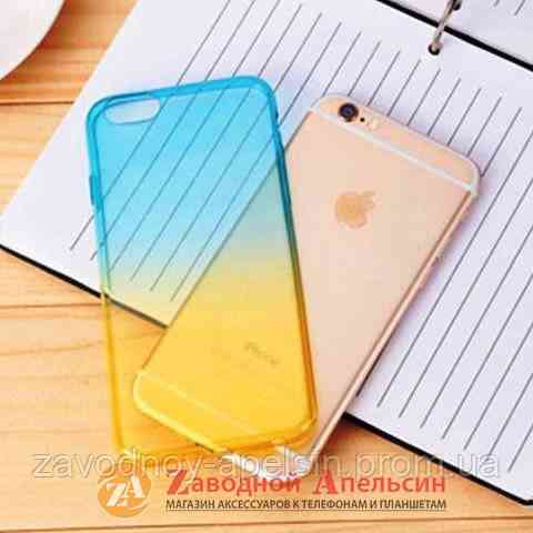 IPhone 6 6s plus силіконовий чохол Градієнт Одеса
