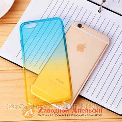 IPhone 6 6s plus силіконовий чохол Градієнт Одеса - фото 1