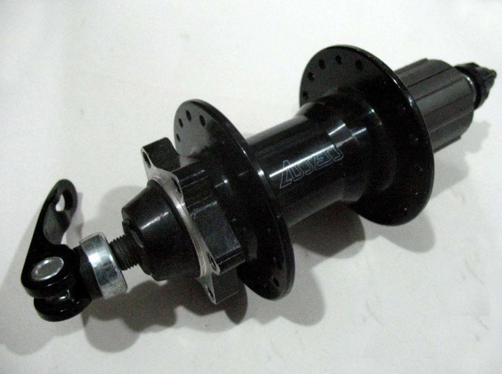 Втулка заднего колеса велосипеда   (алюминий) (36 спиц, под диск, кассета, эксцентрик)   (ASSESS) Мукачево - изображение 1