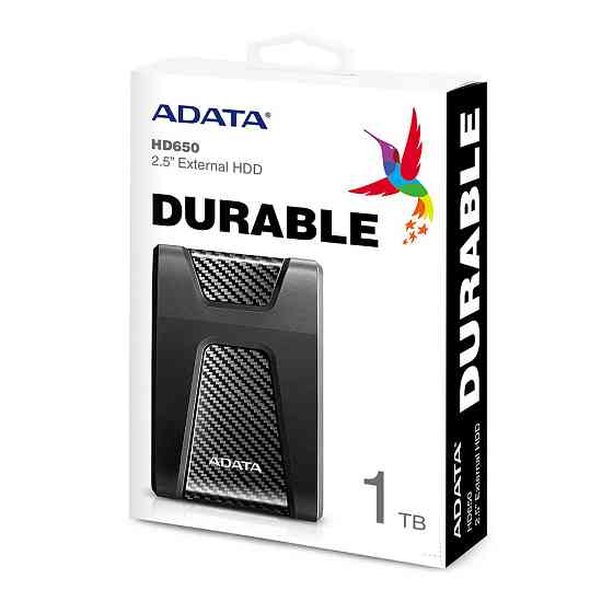 Жорсткий диск ADATA HD650 1TB USB 3.1 чорний Київ