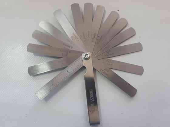 Комплект щупів для свічок запалювання, від 0,05 до 0,63 мм, 15 предм (КЩ-6026) Alloid Вінниця