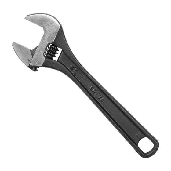 Розвідний ключ INTERTOOL XT-0056, 150 мм, Cr-V, чорний - найкраще співвідношення ціни та якості Львів