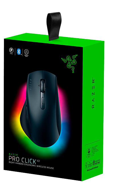 Миша бездротова Razer Pro Click V2 Black (RZ01-03900100-R3M1) ( Чорний ) Харків - фото 5