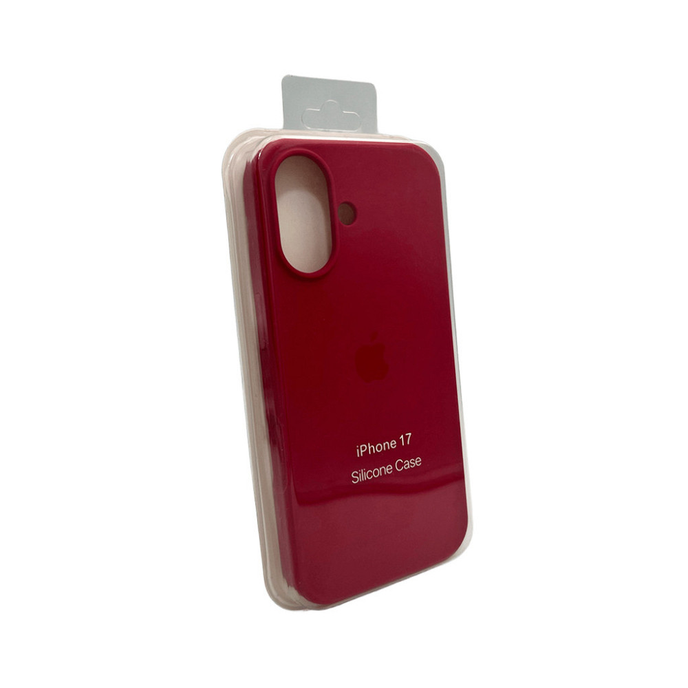 Чохол для смартфона Silicone Full Case AA Open Cam for Apple iPhone 17 21,Rose Red Киев - изображение 2