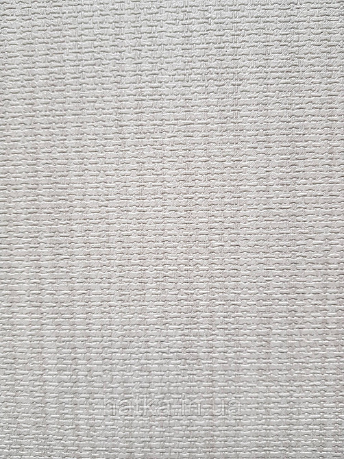 Шпалери вініл на флізеліні гарячого тиснення DU&KA The prestige1.06х10 під тканину рогожка структурні білі Київ - фото 1