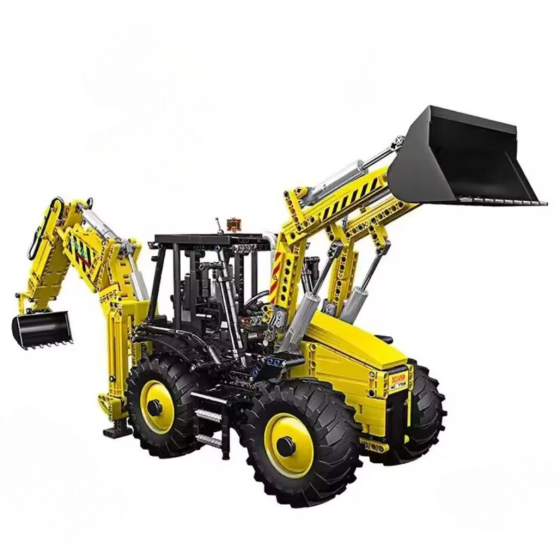 Конструктор дитячий.Трактор ігровий з ковшами на дистанційному управлінні.Будівельна техніка на 2239 деталі Кам'янець-Подільський